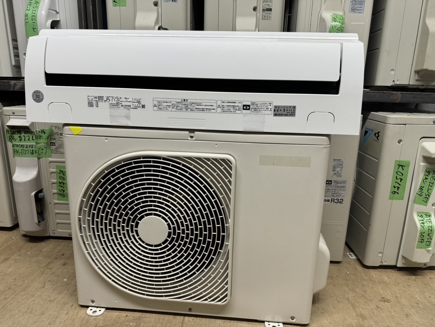 高年式】2022年式 2.2kw Hisenseエアコン HA-S22E-W